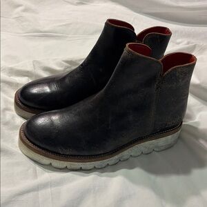 Bed Stu LYDYI leather ankle Boot, size 9 black lux. Worn once